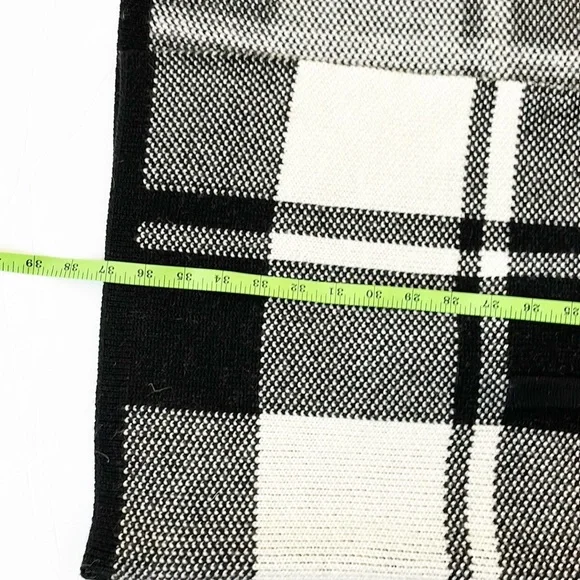 100% Merino Wool Pendleton Block Plaid  Coatigan Sweater Size Large - Picture 7 of 16